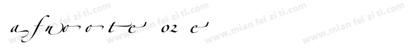 ZapfinoForteLTW02 Re字体转换
